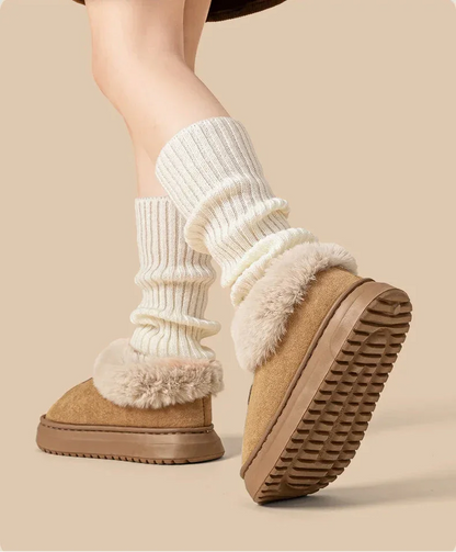 Fleece Lined Winter Slippers  C