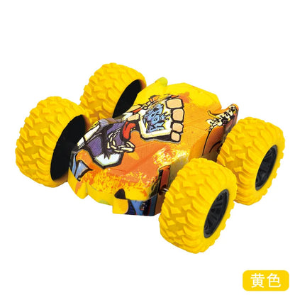 Car Four-wheel Drive Off-road Vehicle Stunt Dump Cars Double-Side Toy