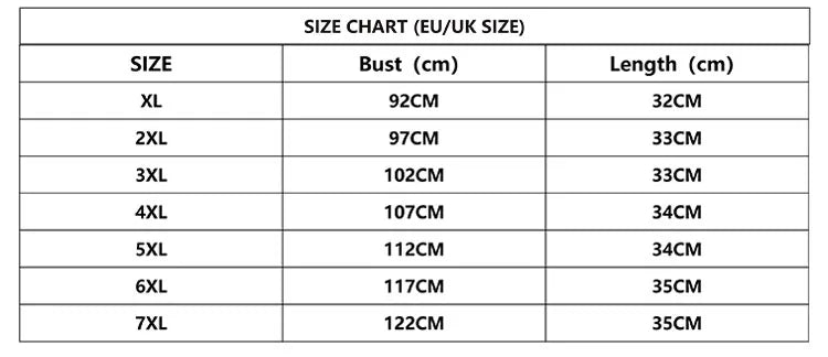 1XL-7XL Front Button Without Steel Rings Vest Style Lingerie Oversized Bras