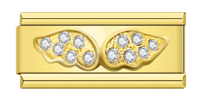 DANA Angle Wing Love Stainless Steel Bracelet