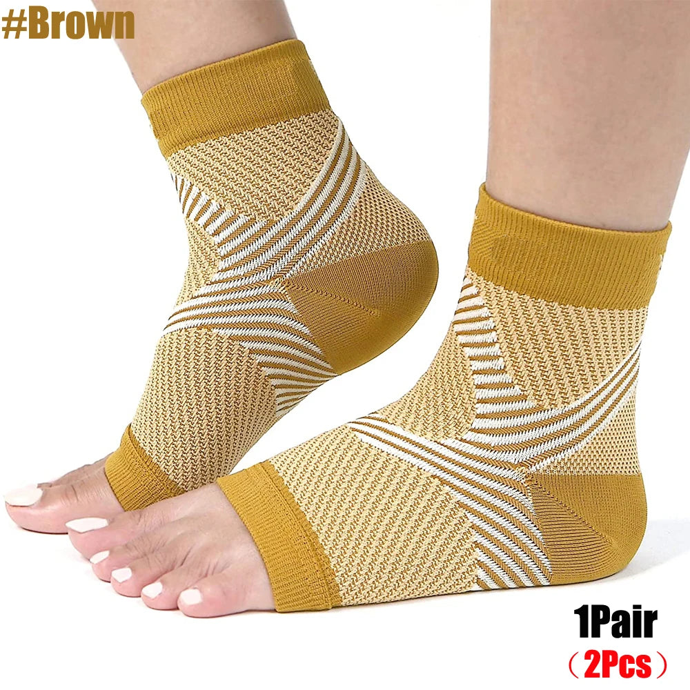 1Pair Ankle Support Sleeve Compression Socks