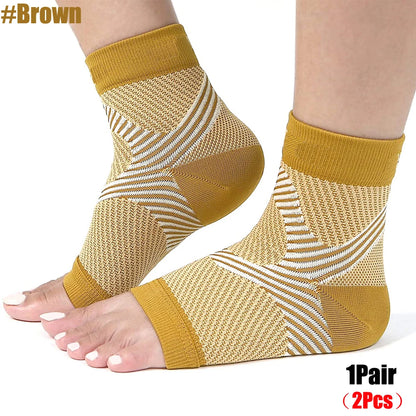 1Pair Ankle Support Sleeve Compression Socks