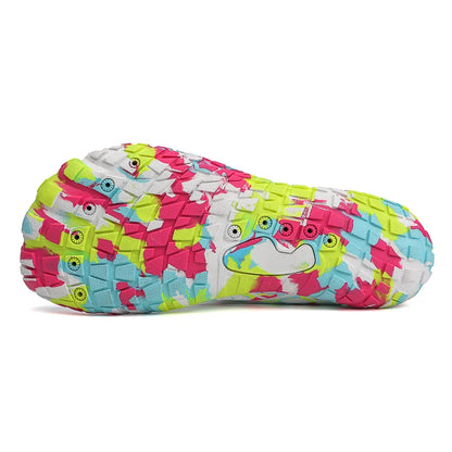 Unisex River Tracing Water Beach Sneakers