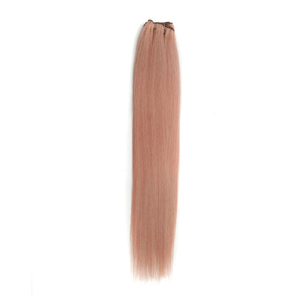 Bone Straight Hair Extensions Brown Color