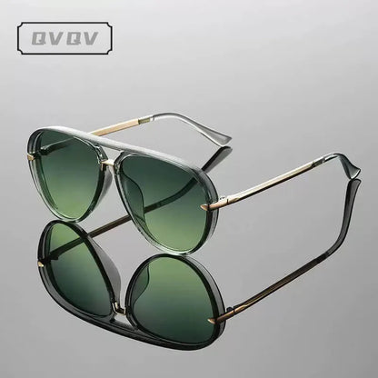 Vintage Metal Arrow Pilot Sunglasses