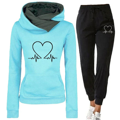 Sweatshirts Jogging Sports Outfits Set