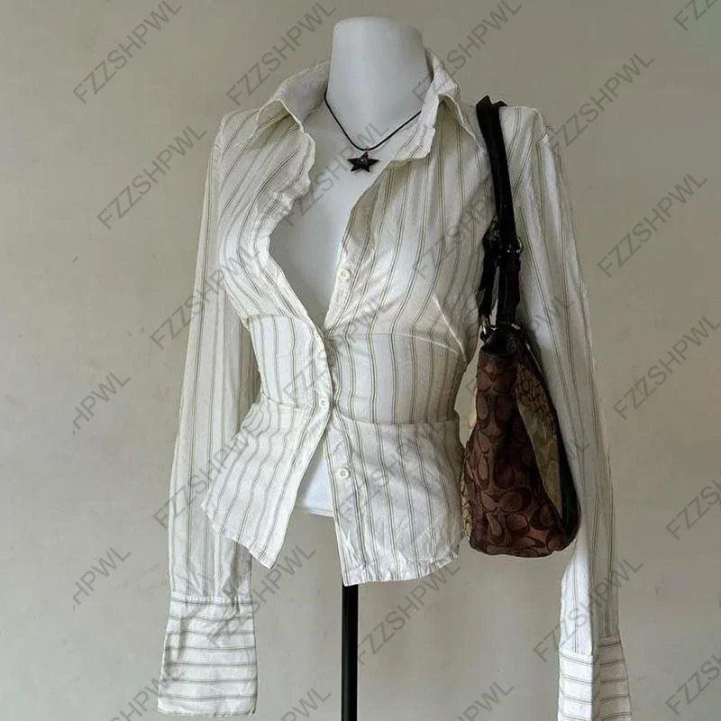 Pleated Tees Sexy Girl Slim Fit Tees Shirt