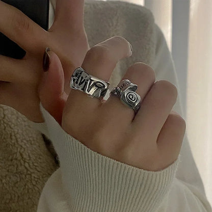 DANA Open Korean Letter Ring