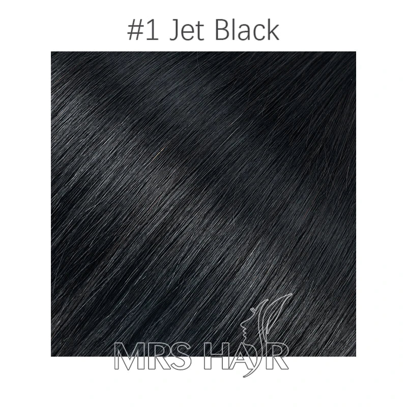 Flat Pu Tape Real Human Hair Wigs