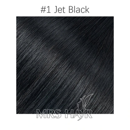 Flat Pu Tape Real Human Hair Wigs