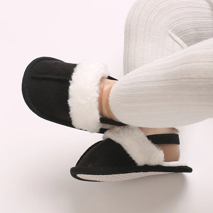 Baby Fluffy Toddler First Step Walker Slippers