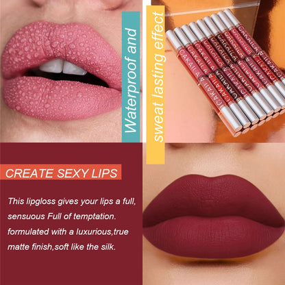 Waterproof Matte Velvet Lip Glaze Lipstick