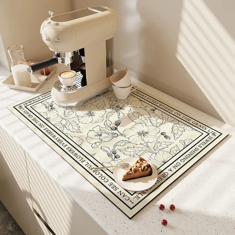 Super Antiskid Large Absorbent Draining Mat