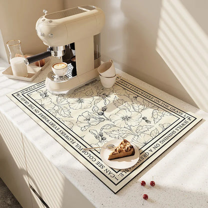 Super Antiskid Large Absorbent Draining Mat