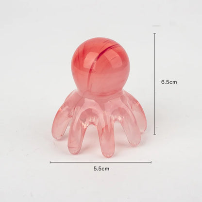 Octopus Head Massager Comb Head Meridian