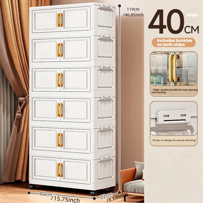 Double-door living room storage cabinet