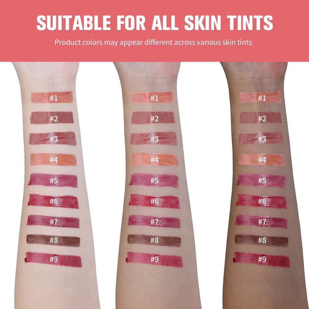 Waterproof Long Lasting Juice Pop Lip Tint Box Nourishing Hydrating Lip Oil Gloss