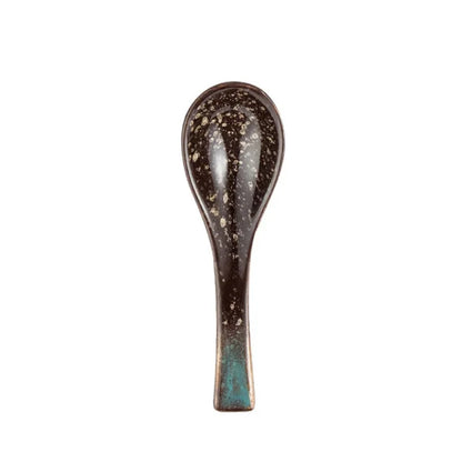 13cm Japanese Ceramic Soup Spoon