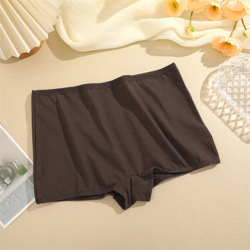 4PCS Cotton Seamless Sports Boxers Underwear  Briefs Cozy Lingerie XS-XL