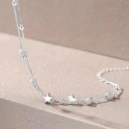 DANA 925 Sterling Silver Star Beaded Bracelets