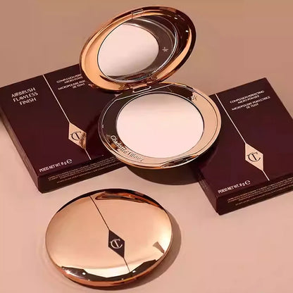 Charlotte Tilbury CT Two-color Heart-shaped Blusher Naturally High-gloss Liquid Powder Set Brightening Pearlescent Glow Powder
