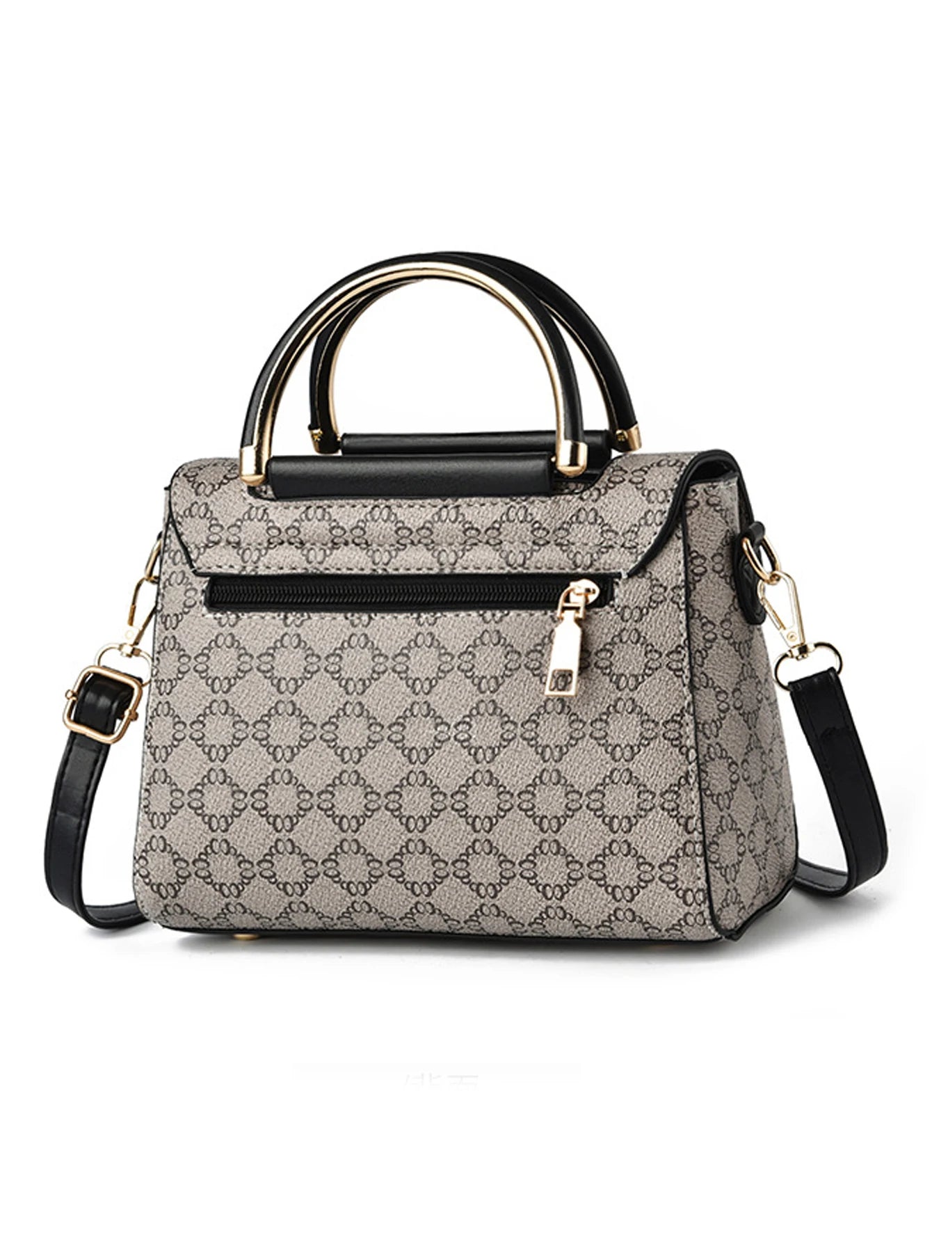 DANA geometric printed decorative handbag