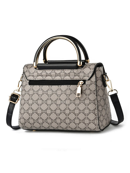 DANA geometric printed decorative handbag