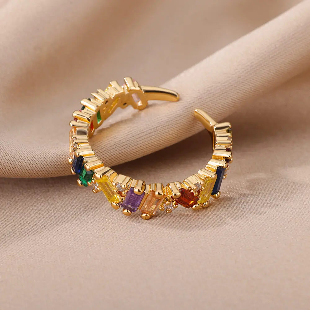 DANA Colorful Zircon Rings