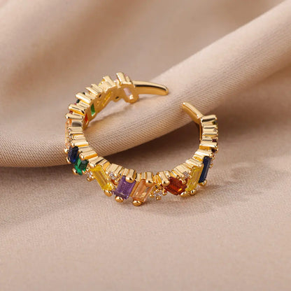 DANA Colorful Zircon Rings