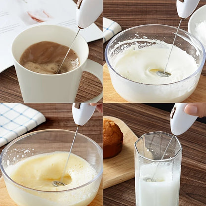 Handheld Electric Egg Beater Mini Battery Powered