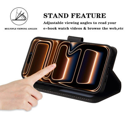 Wallet Skin-friendly With Card Slot Bracket Magnetic Flip Case