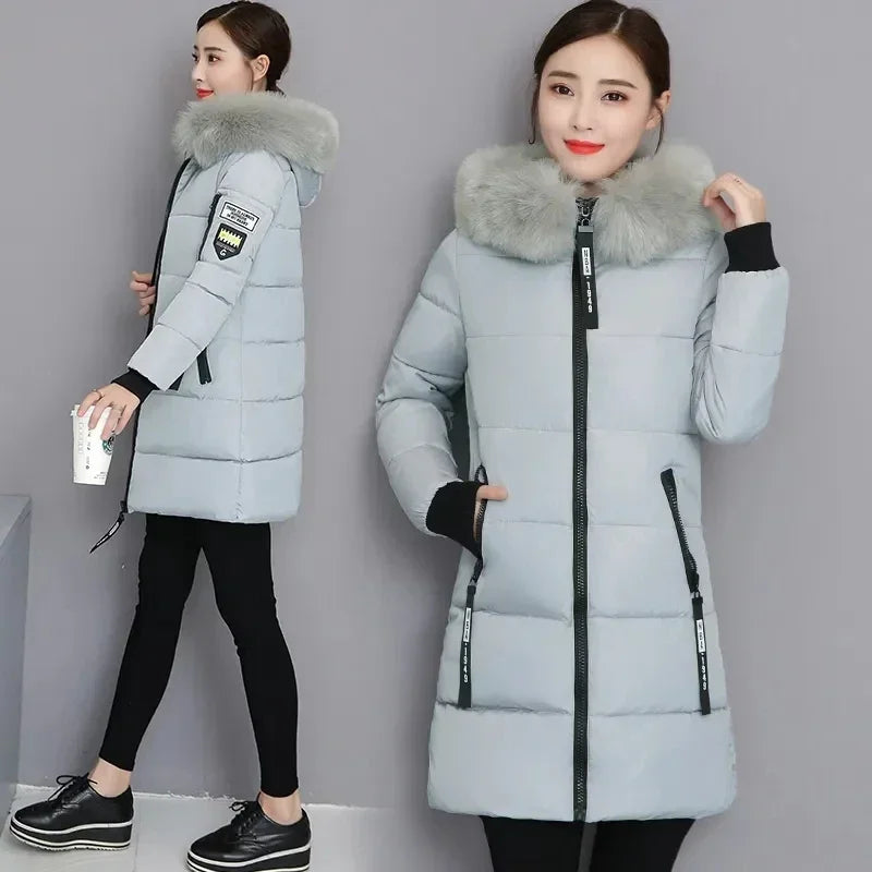 Chaqueta informal coreana de algodón, ajustada y versátil