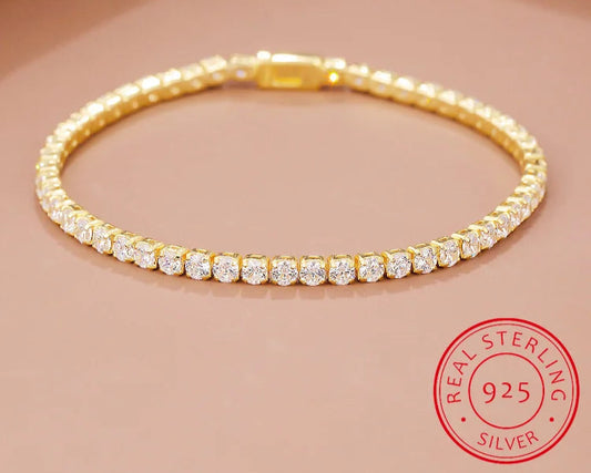 DANA 2mm Moissanite Tennis Bracelet