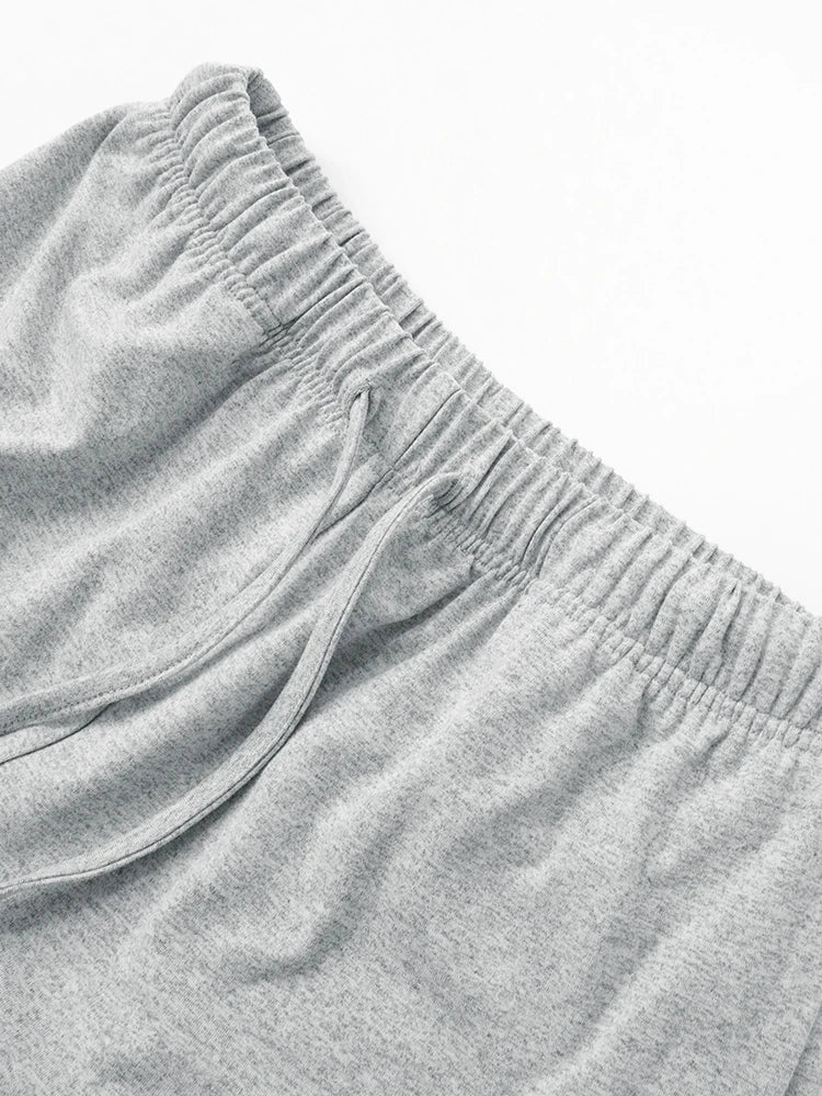 Conjunto casual diario con cuello en U y espalda descubierta