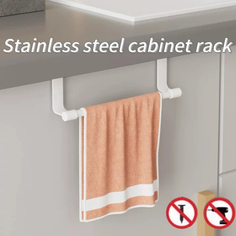 No Drill Hanging Towel Rack for Kitchen