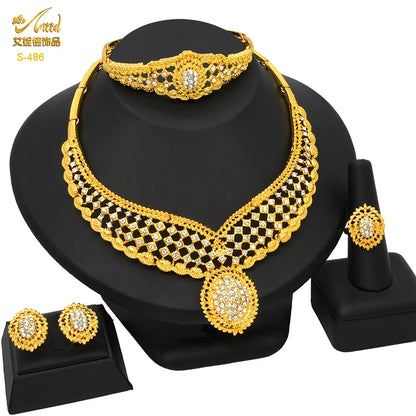 African Jewelry Big Necklace Jewelry Set