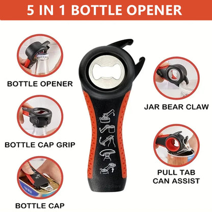 Can Opener Multi Functional Five In One