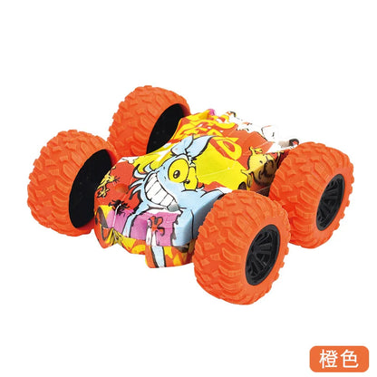 Car Four-wheel Drive Off-road Vehicle Stunt Dump Cars Double-Side Toy