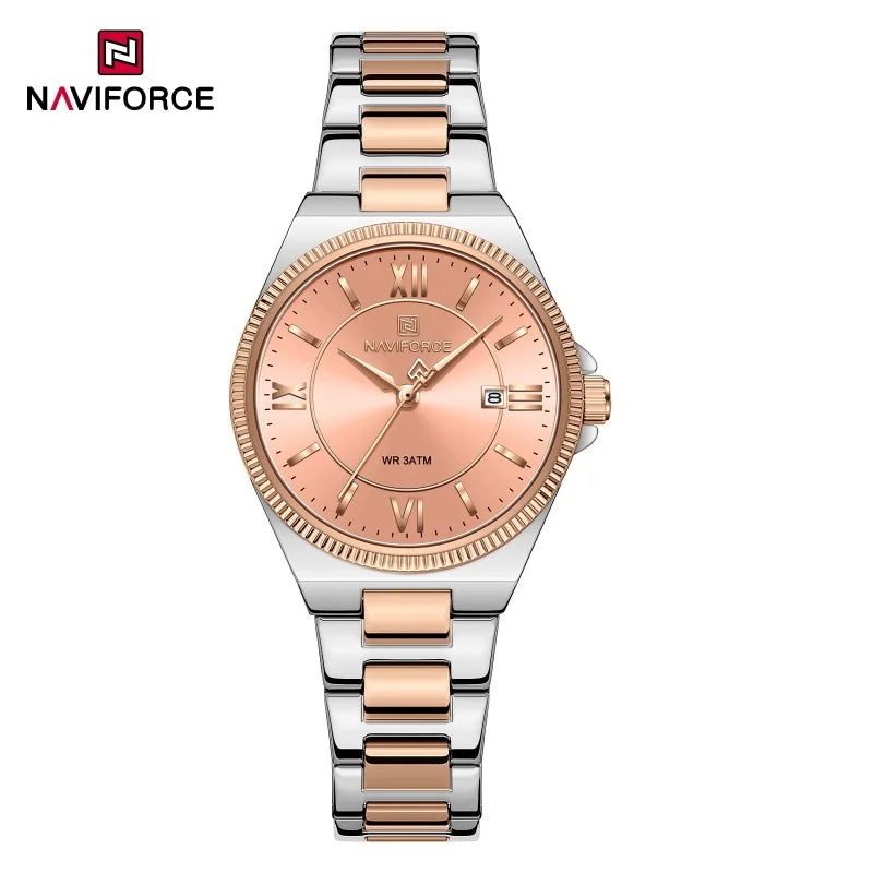 Vintage Display Stainless Steel 3ATM Waterproof Elegant Quartz Watch