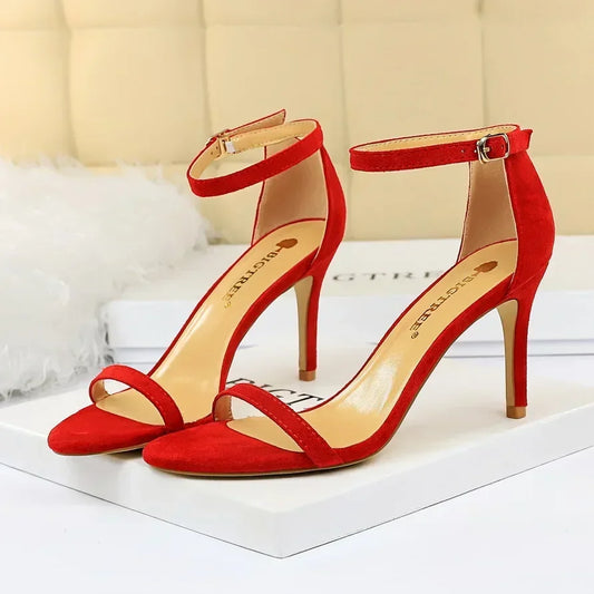 Gladiator Stiletto Classic Ankle Strap Sexy Shoes
