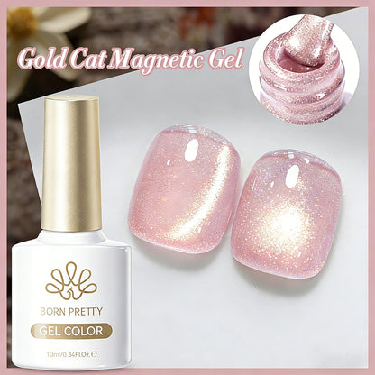 Dark Red Cat Magnetic Gel Nail Polish