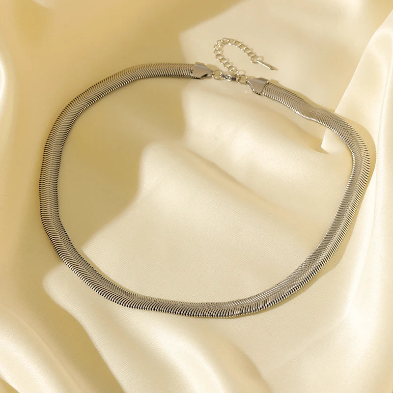 316L Stainless Steel Pearls Chain Necklace