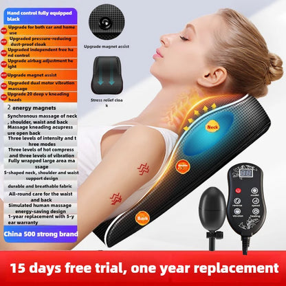 Electric Cervical Pillow For Neck Airbag Traction Massager