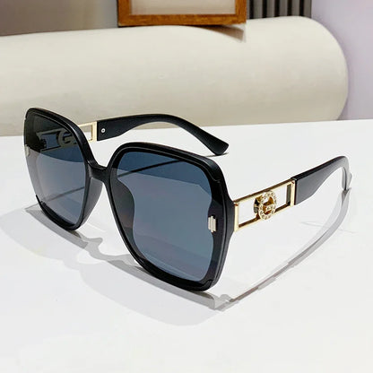 Luxury Diamond Oversized Square Eyeglasses