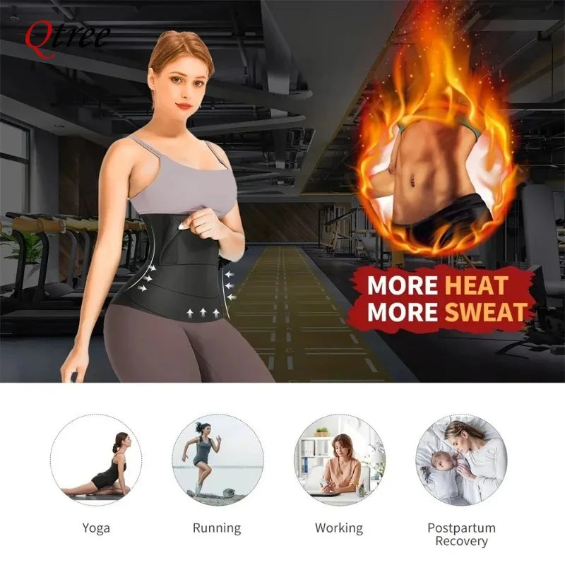 Waist Trainer Body Shaper Sweat Slimming Belt
