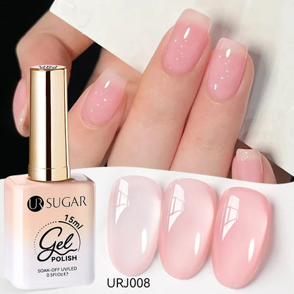 SUGAR Jelly Milky White Translucent Gel Polish