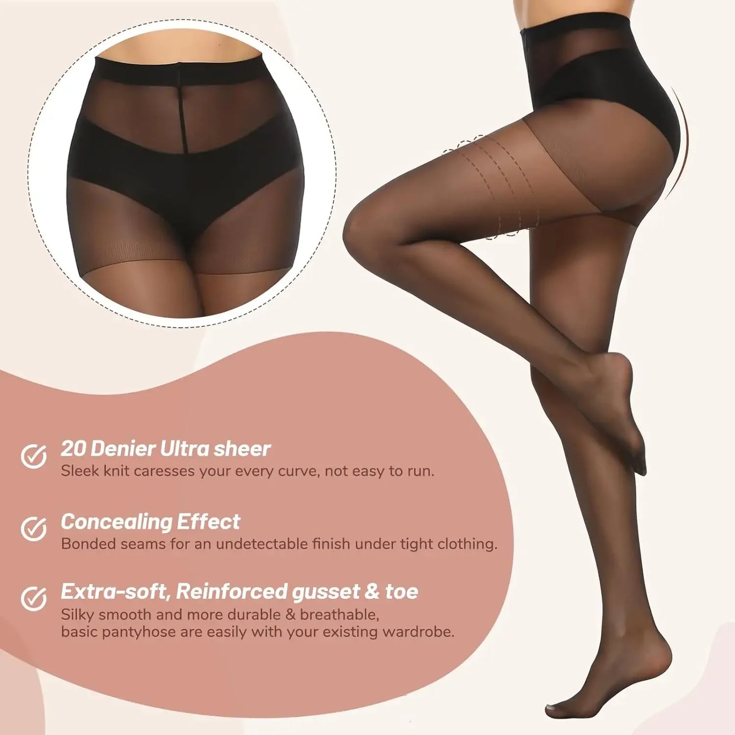 Sexy Ultra Elastic Tights Socks
