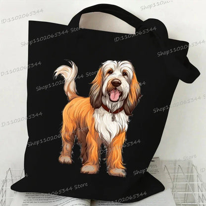 Animal Dog Series Canvas Tote Bag