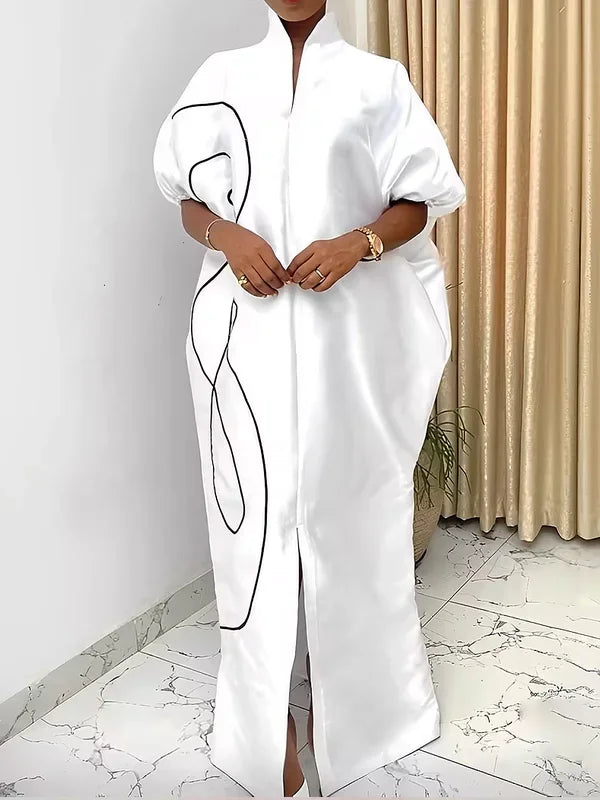 Modigirl Plus Size Musilm Oversize Abaya Dress