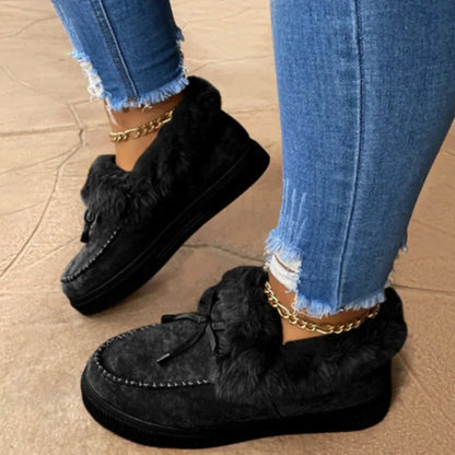 Furry Winter Cotton Casual Flat Short Boots